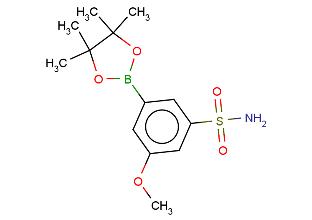 3-methoxy-5-(4,4,5,5-tetramethyl-1,3,2-dioxaborolan-2-yl)benzene-1-sulfonamide
