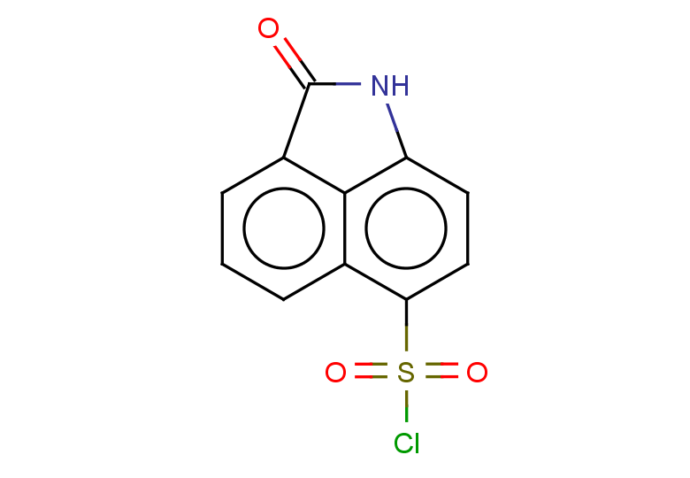 3-oxo-2-azatricyclo[6.3.1.0,4,12]dodeca-1(12),4,6,8,10-pentaene-9-sulfonyl chloride