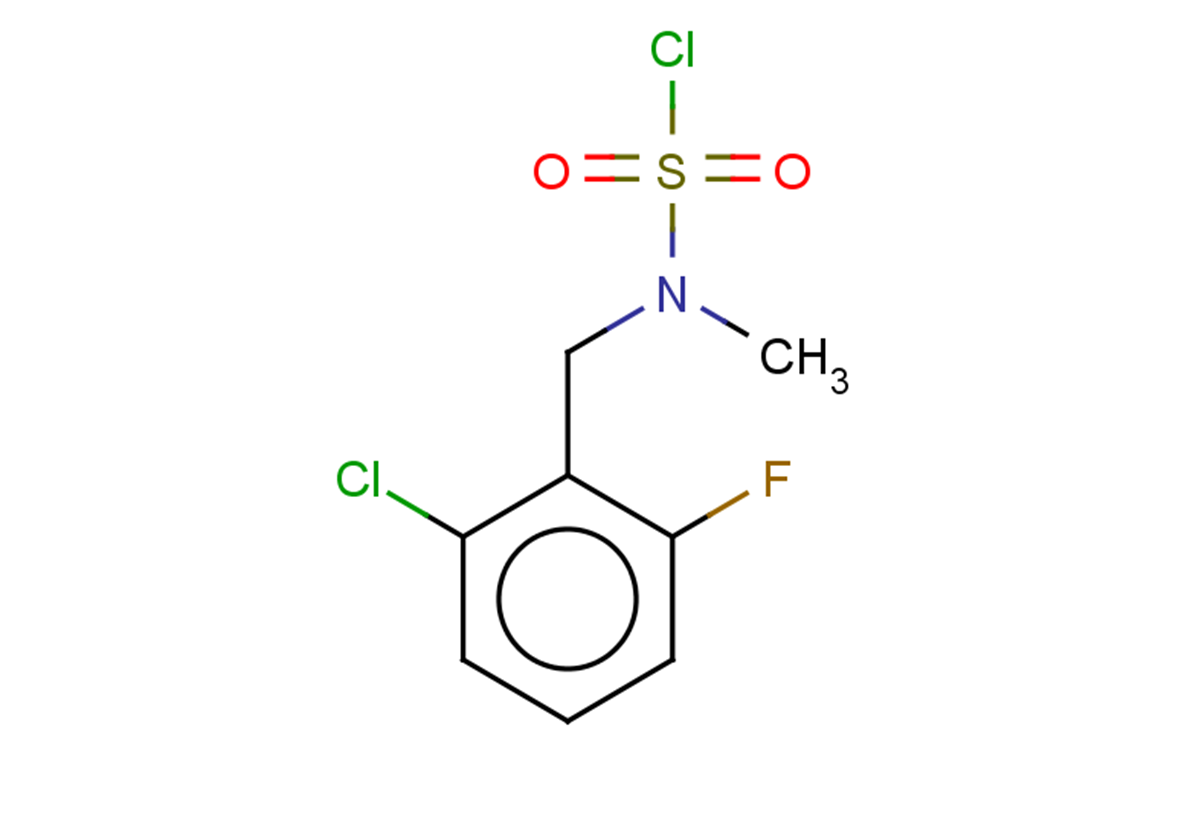 N-[(2-chloro-6-fluorophenyl)methyl]-N-methylsulfamoyl chloride