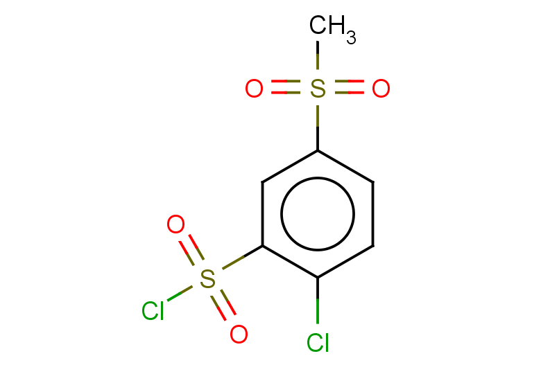 2-chloro-5-methanesulfonylbenzene-1-sulfonyl chloride