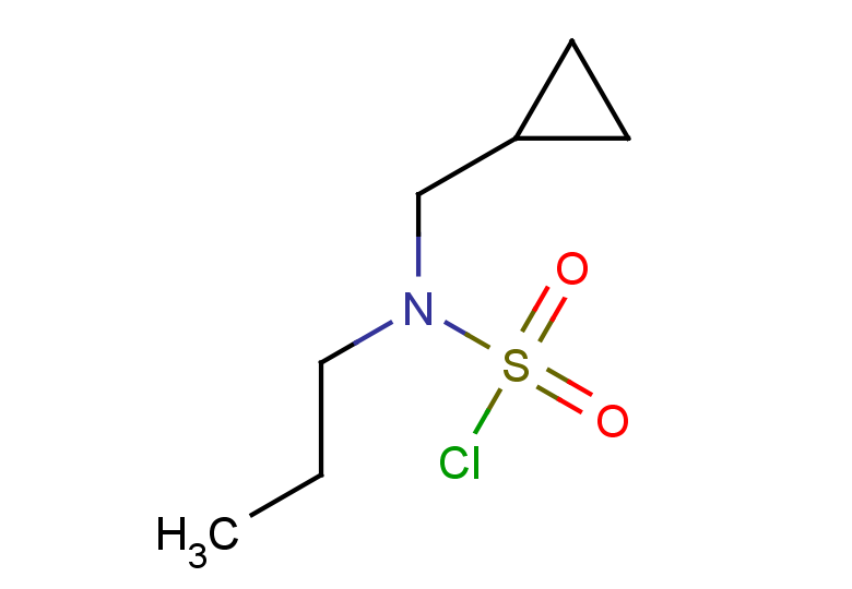 N-(cyclopropylmethyl)-N-propylsulfamoyl chloride