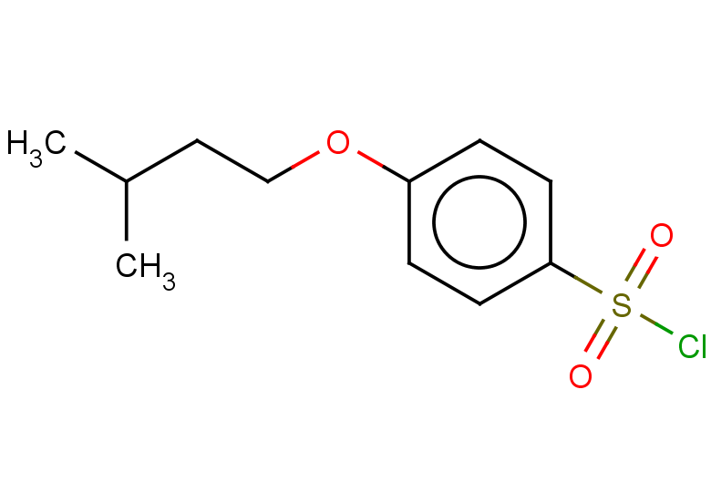 4-(3-methylbutoxy)benzene-1-sulfonyl chloride