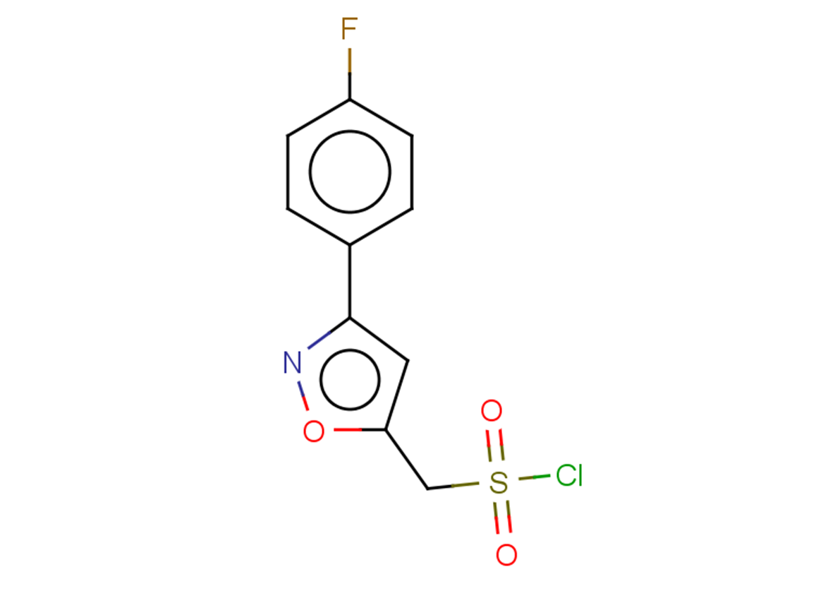 [3-(4-fluorophenyl)-1,2-oxazol-5-yl]methanesulfonyl chloride