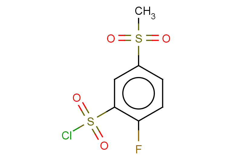 2-fluoro-5-methanesulfonylbenzene-1-sulfonyl chloride