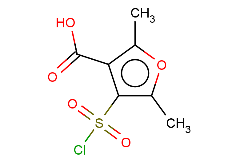 4-(chlorosulfonyl)-2,5-dimethylfuran-3-carboxylic acid