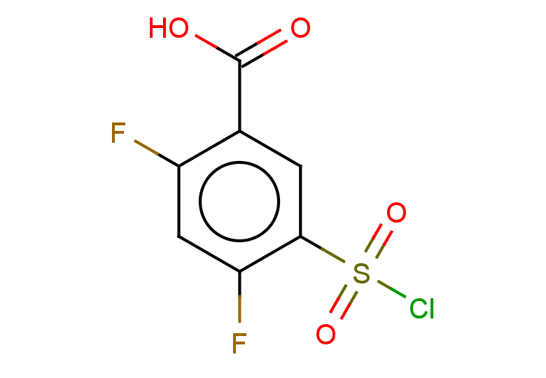5-(chlorosulfonyl)-2,4-difluorobenzoic acid