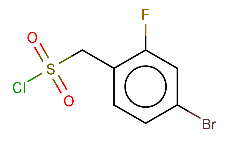 (4-bromo-2-fluorophenyl)methanesulfonyl chloride