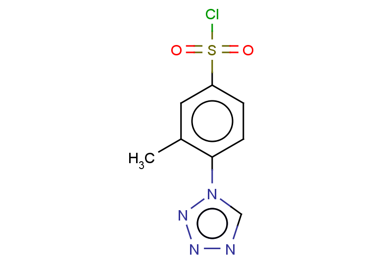 3-methyl-4-(1H-1,2,3,4-tetrazol-1-yl)benzene-1-sulfonyl chloride