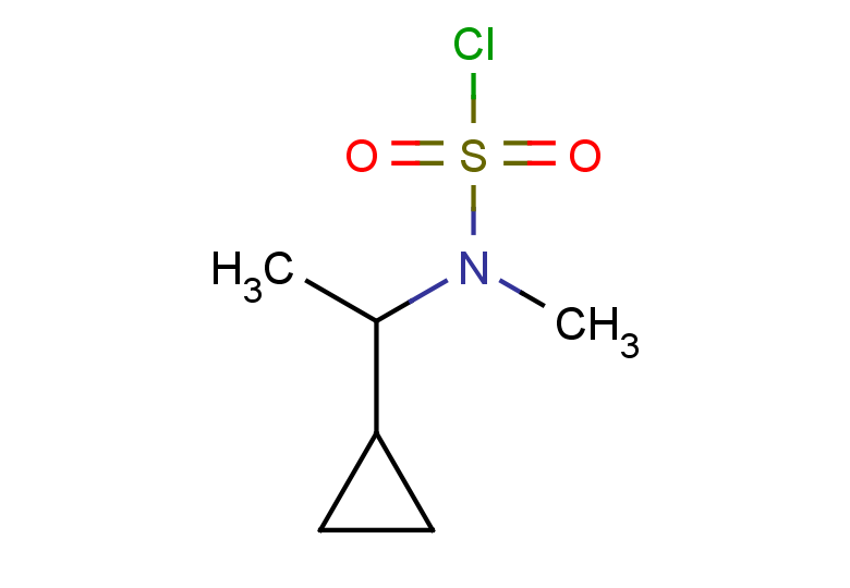 N-(1-cyclopropylethyl)-N-methylsulfamoyl chloride