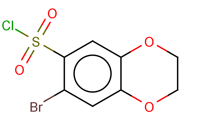 7-bromo-2,3-dihydro-1,4-benzodioxine-6-sulfonyl chloride