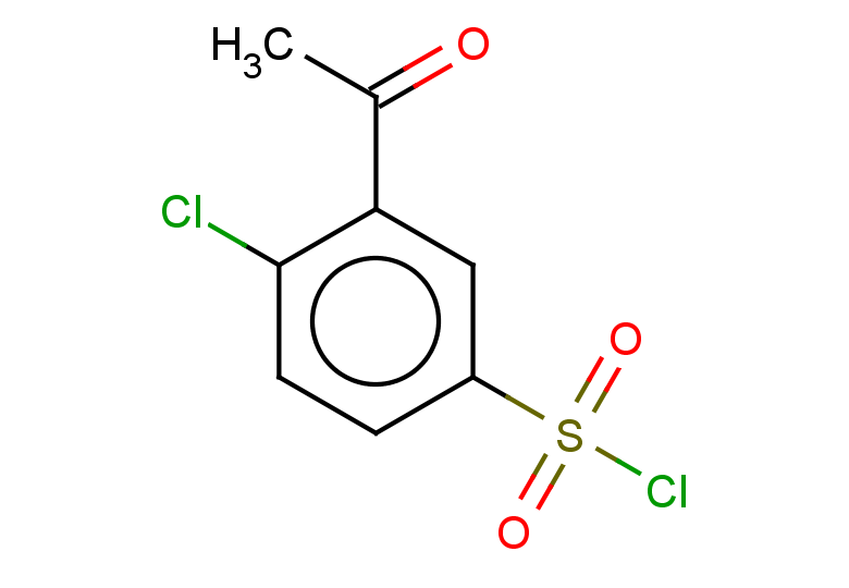 3-acetyl-4-chlorobenzene-1-sulfonyl chloride