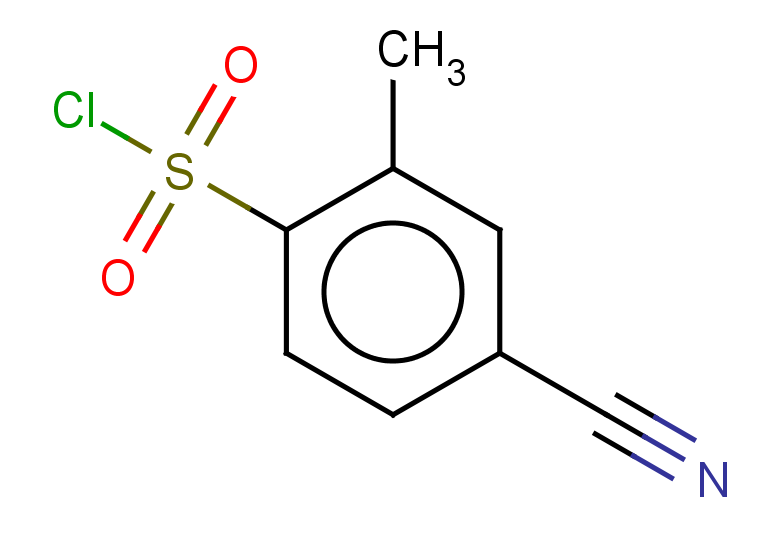 4-cyano-2-methylbenzene-1-sulfonyl chloride