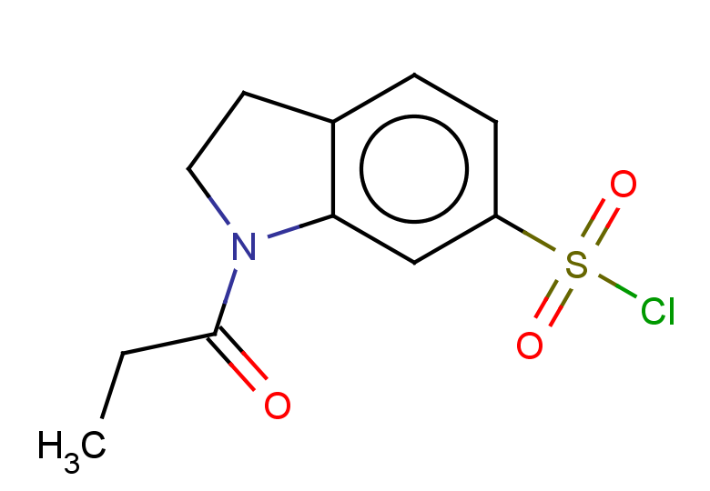 1-propanoyl-2,3-dihydro-1H-indole-6-sulfonyl chloride