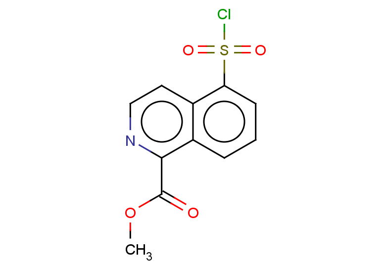 methyl 5-(chlorosulfonyl)isoquinoline-1-carboxylate