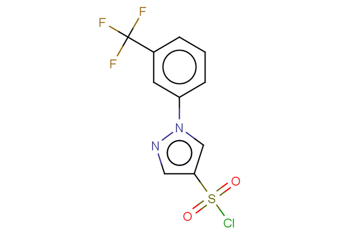 1-[3-(trifluoromethyl)phenyl]-1H-pyrazole-4-sulfonyl chloride