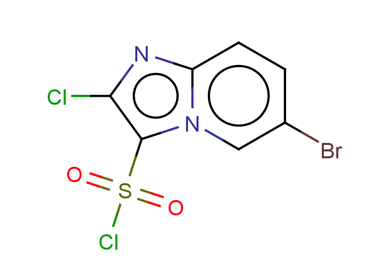 6-bromo-2-chloroimidazo[1,2-a]pyridine-3-sulfonyl chloride