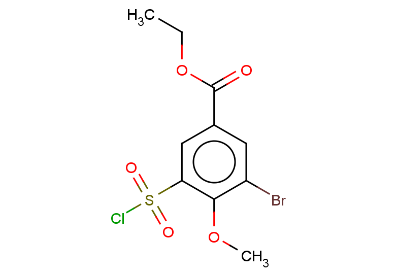 ethyl 3-bromo-5-(chlorosulfonyl)-4-methoxybenzoate