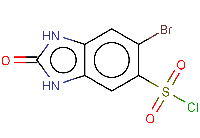 6-bromo-2-oxo-2,3-dihydro-1H-1,3-benzodiazole-5-sulfonyl chloride
