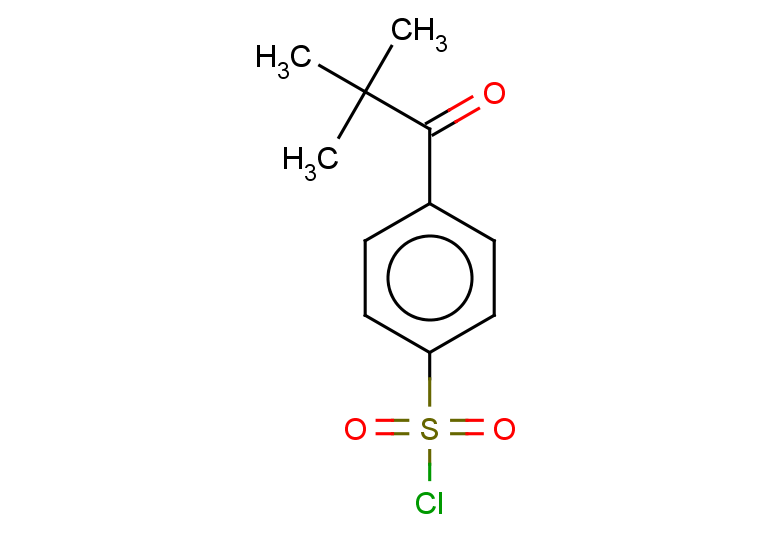 4-(2,2-dimethylpropanoyl)benzene-1-sulfonyl chloride