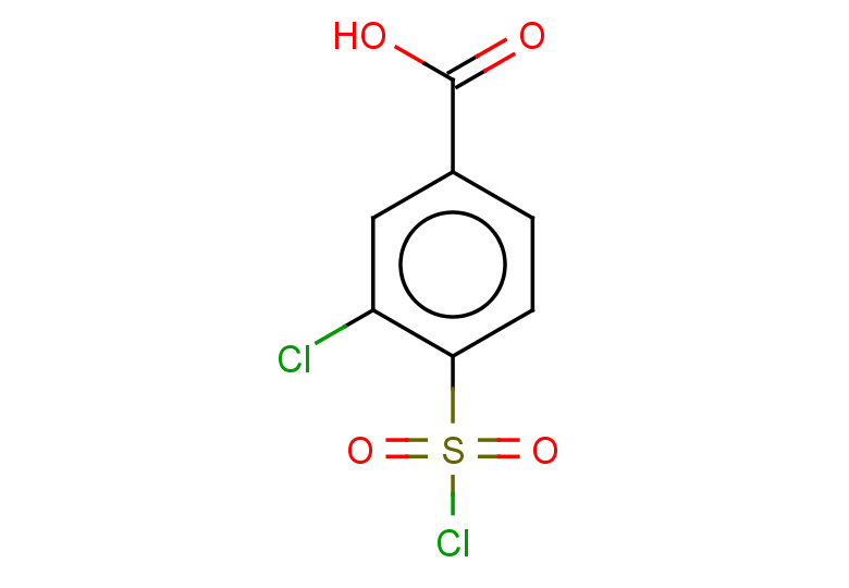 3-chloro-4-(chlorosulfonyl)benzoic acid