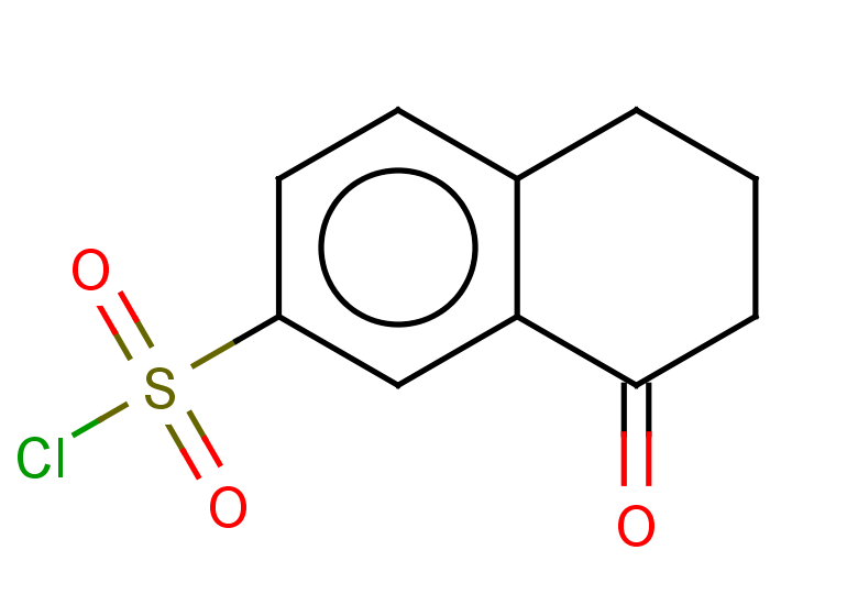 8-oxo-5,6,7,8-tetrahydronaphthalene-2-sulfonyl chloride