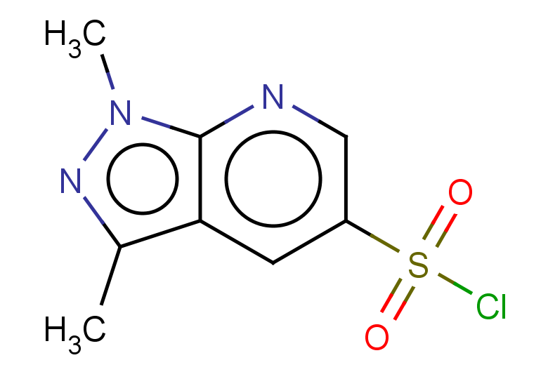 1,3-dimethyl-1H-pyrazolo[3,4-b]pyridine-5-sulfonyl chloride