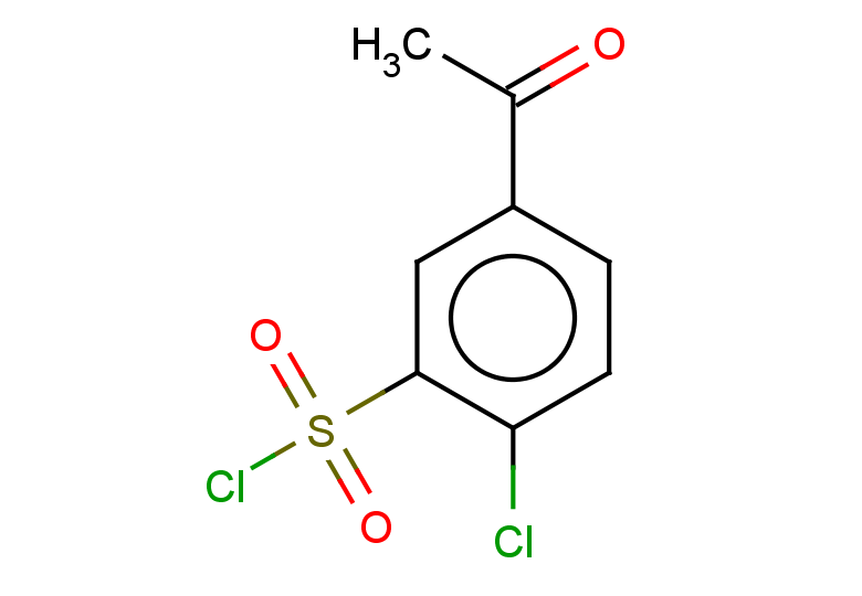 5-acetyl-2-chlorobenzene-1-sulfonyl chloride