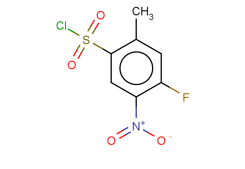 4-fluoro-2-methyl-5-nitrobenzene-1-sulfonyl chloride