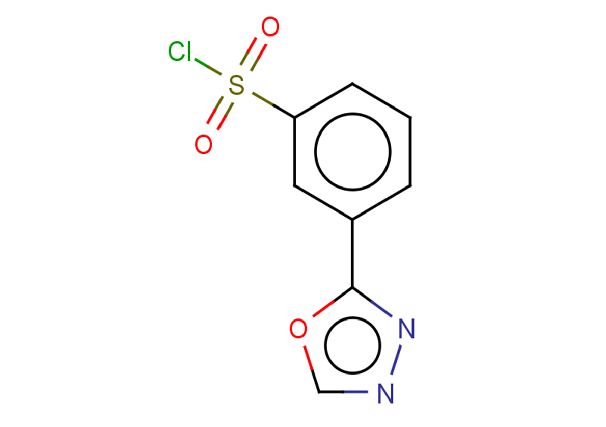3-(1,3,4-oxadiazol-2-yl)benzene-1-sulfonyl chloride