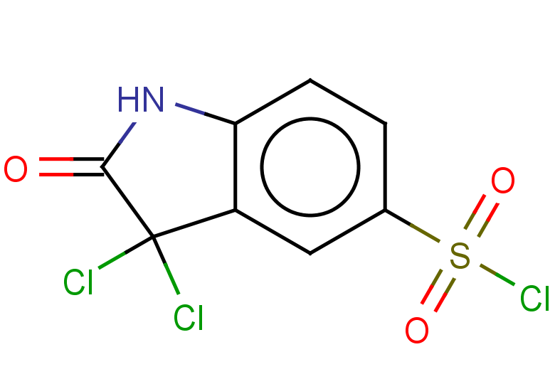 3,3-dichloro-2-oxo-2,3-dihydro-1H-indole-5-sulfonyl chloride