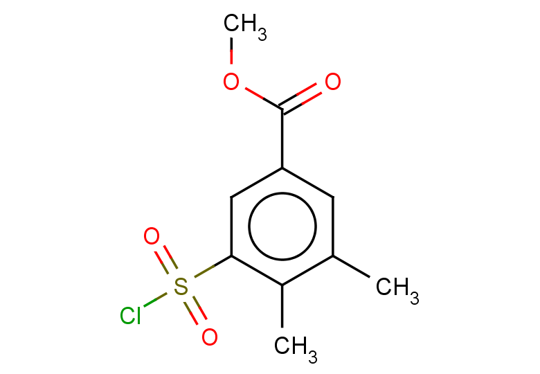 methyl 3-(chlorosulfonyl)-4,5-dimethylbenzoate