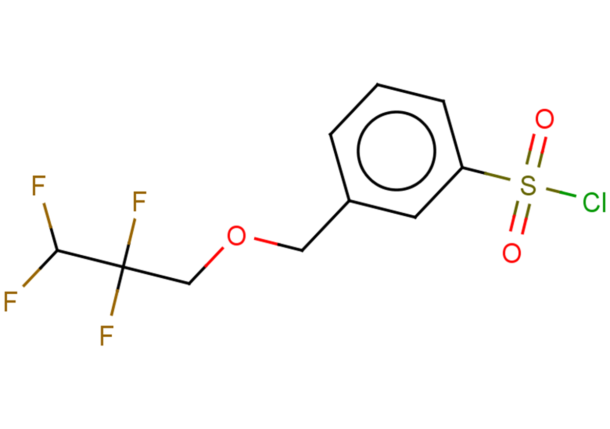 3-[(2,2,3,3-tetrafluoropropoxy)methyl]benzene-1-sulfonyl chloride