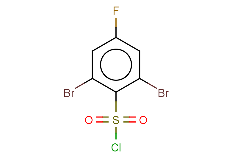 2,6-dibromo-4-fluorobenzene-1-sulfonyl chloride