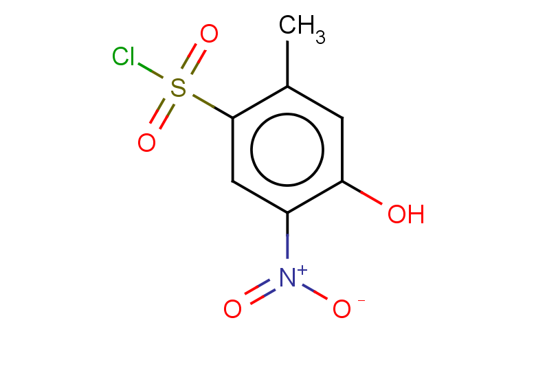 4-hydroxy-2-methyl-5-nitrobenzene-1-sulfonyl chloride