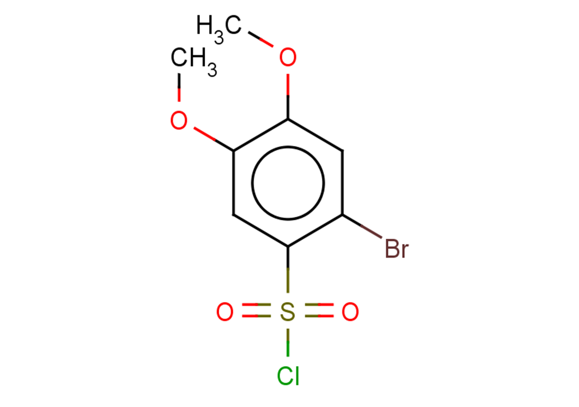 2-bromo-4,5-dimethoxybenzene-1-sulfonyl chloride