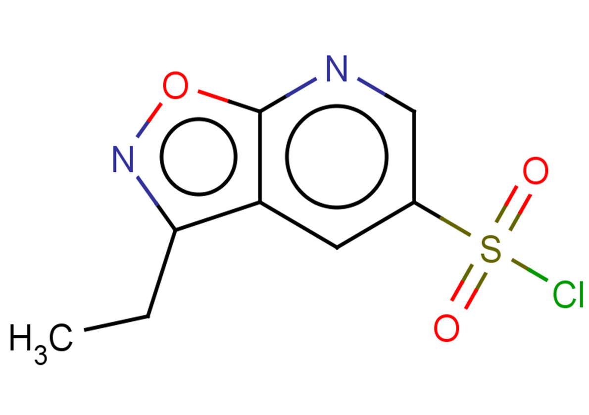 3-ethyl-[1,2]oxazolo[5,4-b]pyridine-5-sulfonyl chloride