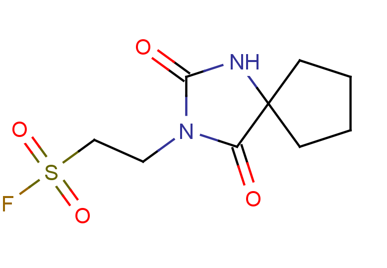 2-{2,4-dioxo-1,3-diazaspiro[4.4]nonan-3-yl}ethane-1-sulfonyl fluoride