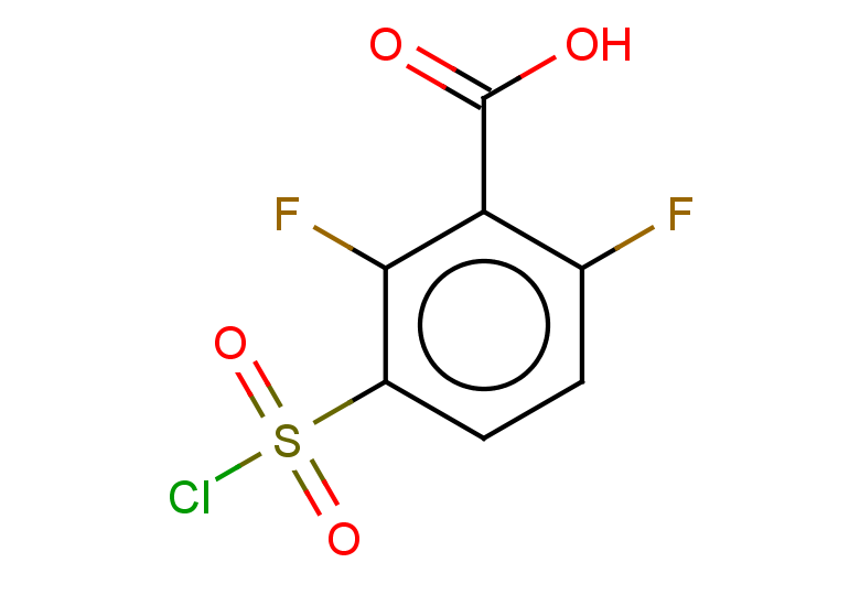 3-(chlorosulfonyl)-2,6-difluorobenzoic acid