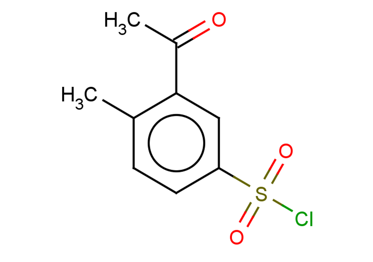 3-acetyl-4-methylbenzene-1-sulfonyl chloride