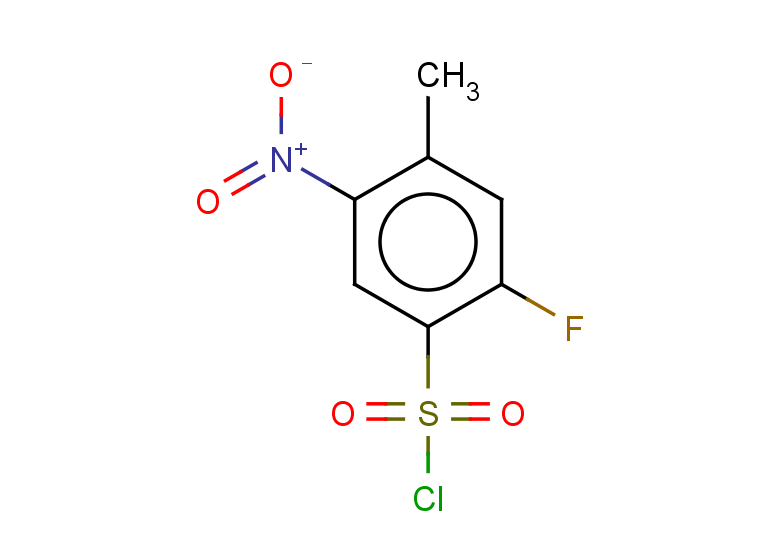 2-fluoro-4-methyl-5-nitrobenzene-1-sulfonyl chloride
