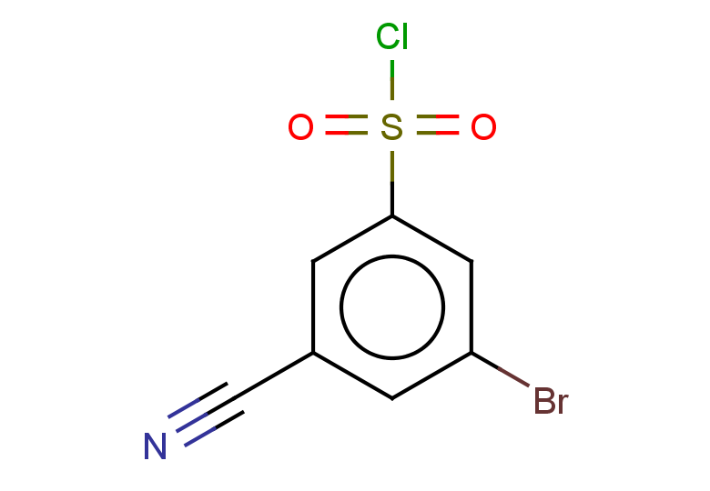 3-bromo-5-cyanobenzene-1-sulfonyl chloride