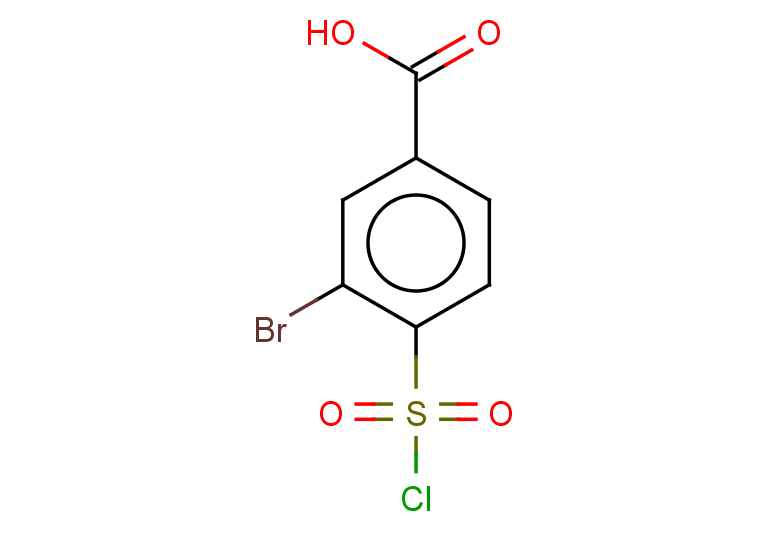 3-bromo-4-(chlorosulfonyl)benzoic acid
