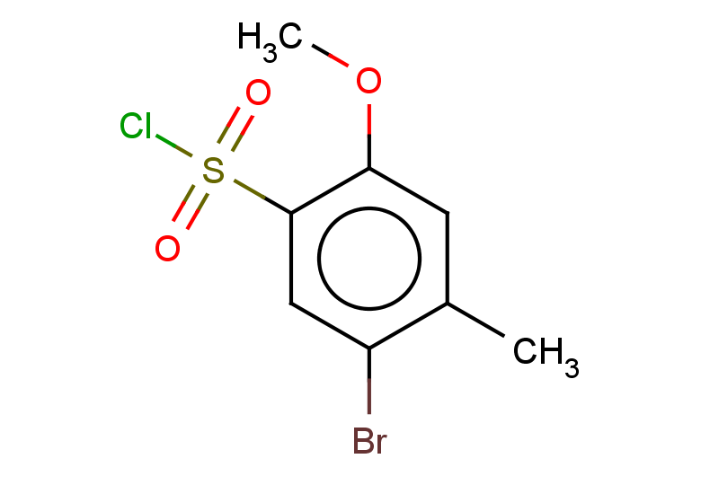 5-bromo-2-methoxy-4-methylbenzene-1-sulfonyl chloride