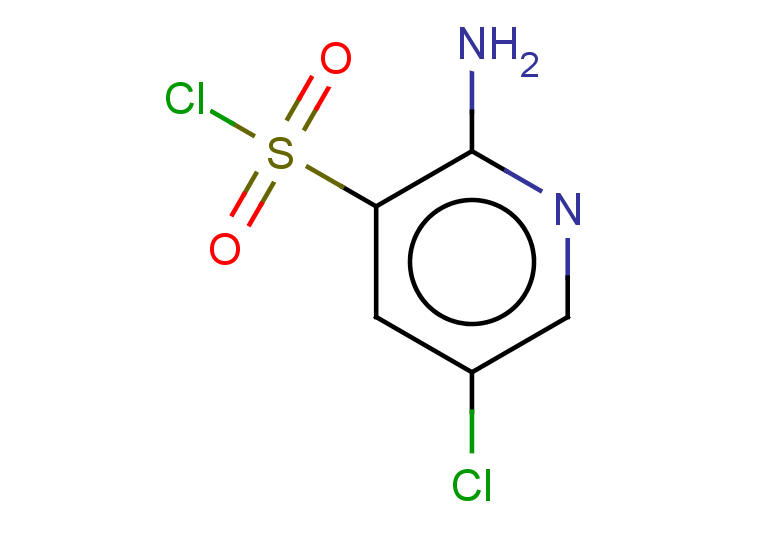 2-amino-5-chloropyridine-3-sulfonyl chloride