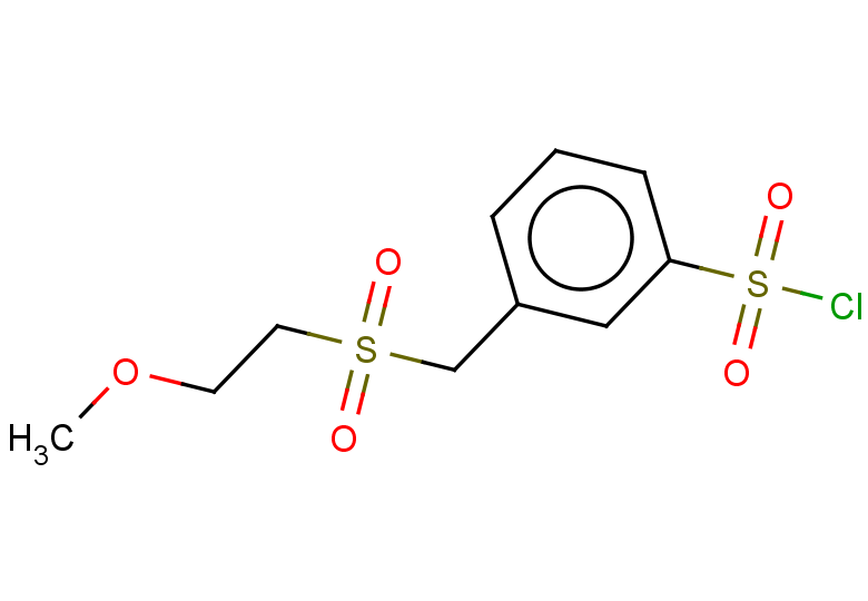 3-[(2-methoxyethanesulfonyl)methyl]benzene-1-sulfonyl chloride