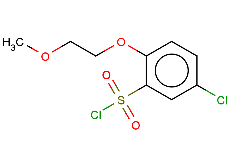 5-chloro-2-(2-methoxyethoxy)benzene-1-sulfonyl chloride