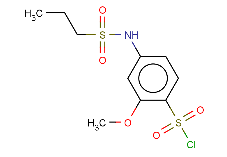 2-methoxy-4-(propane-1-sulfonamido)benzene-1-sulfonyl chloride