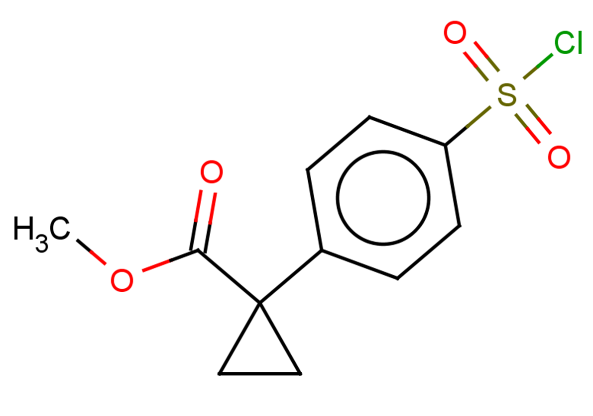 methyl 1-[4-(chlorosulfonyl)phenyl]cyclopropane-1-carboxylate