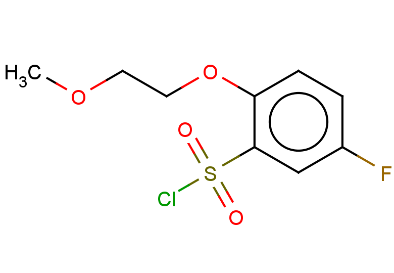 5-fluoro-2-(2-methoxyethoxy)benzene-1-sulfonyl chloride