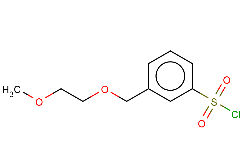 3-[(2-methoxyethoxy)methyl]benzene-1-sulfonyl chloride